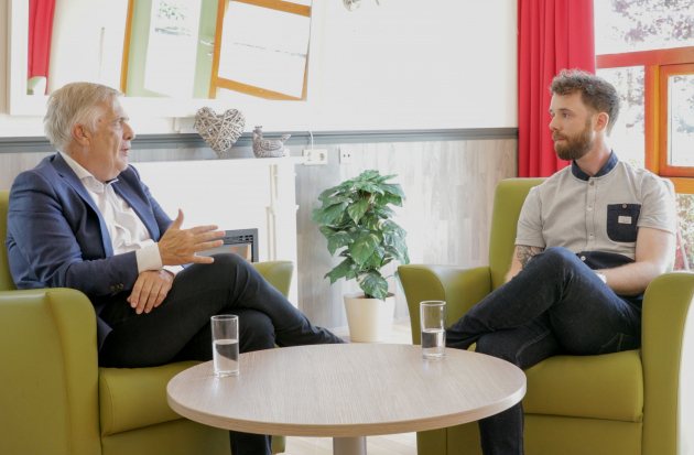 Foto van Marco Wisse en Olav Schuth