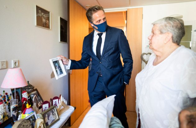 Hugo de Jonge in verpleeghuis