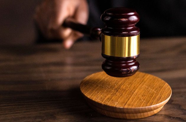 Stockfoto voorzittershamer