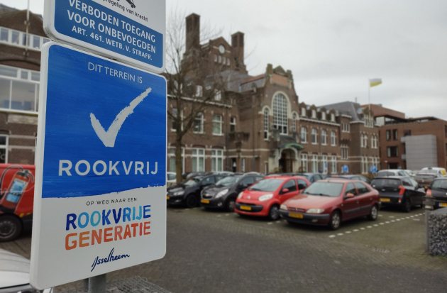 Rookvrije zorg bord voor zorgorganisatie Ijselheem