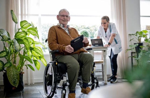 Wijkverpleging bij heer thuis 