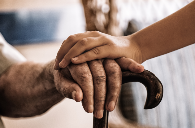 Handen ouderen