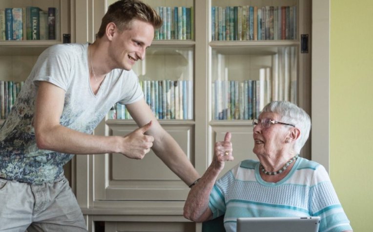 Matchingapp voor jong en oud