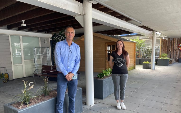 Marcel van der Meulen en Geralda Post (OpStap)