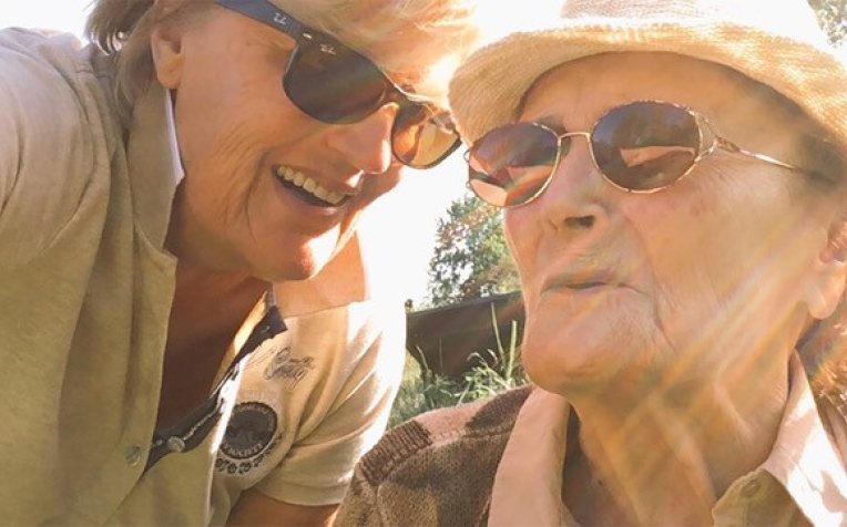 Sylvia Eickholt en moeder