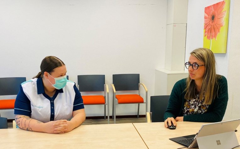 Leonie Swolfs en Christel Beekmans