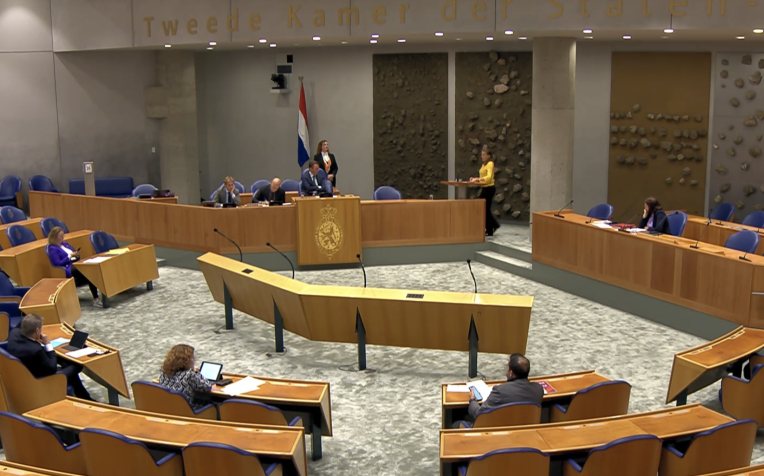 Tweede Kamer plenaire zaal commissie VWS