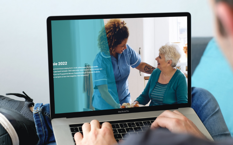 Jaarimpressie 2022 met laptop