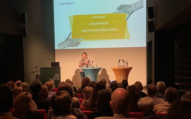 Marieke Rietbergen presenteert resultaten onderzoek