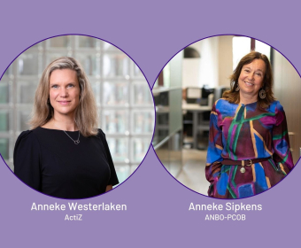 Anneke Westerlaken (ActiZ) en Anneke Sipkens (ANBO-PCOB)