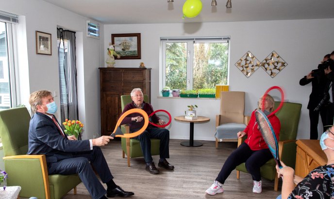 Koning Willem-Alexander op werkbezoek