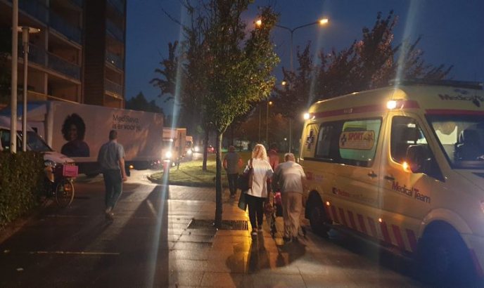 Mensen worden geëvacueerd