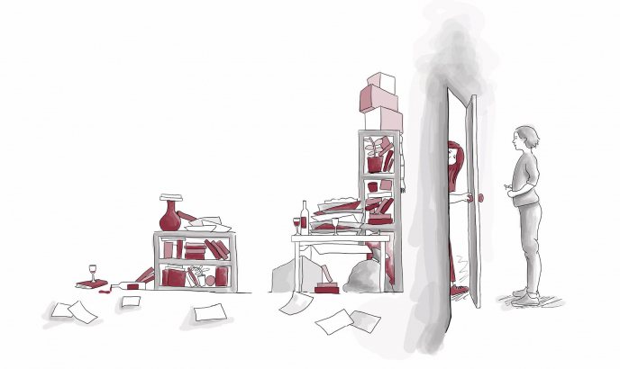 Illustratie thuisbegeleiding