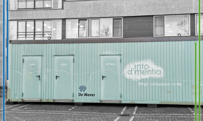 De simulatie container van into d'mentia