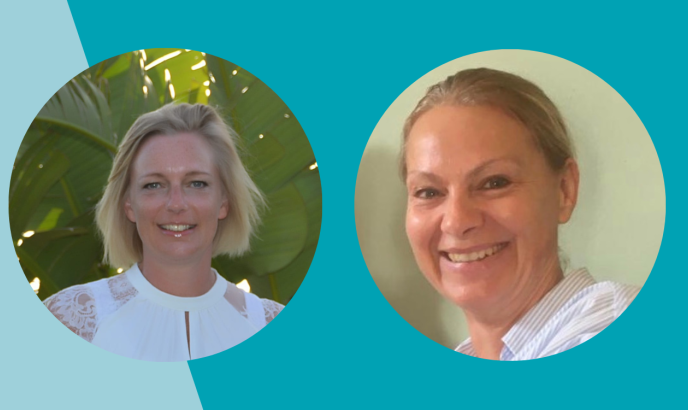 Karen Gerk en Wilma van Hees