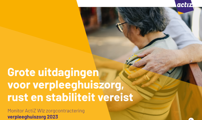 Voorblad monitor Wlz-zorgcontractering 2023