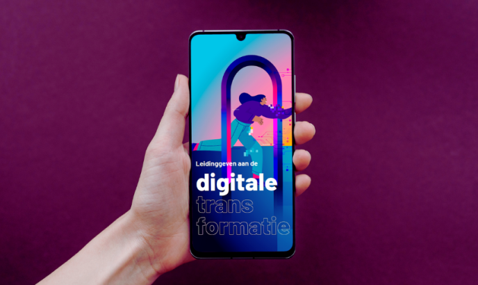 Telefoon met magazine op display