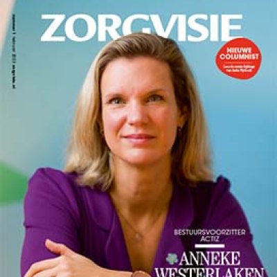 Anneke Westerlaken op cover in Zorgvisie 2023