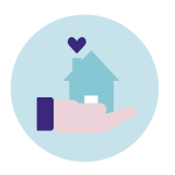 Icoon gezonde leef- en woonomgeving