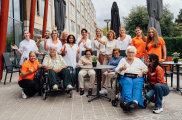 Groepsfoto Florence met vakantiekrachten