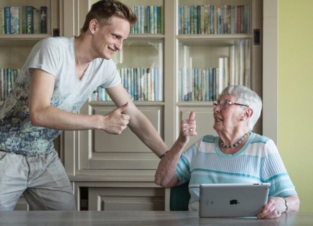 Matchingapp voor jong en oud