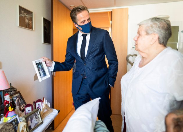 Hugo de Jonge in verpleeghuis