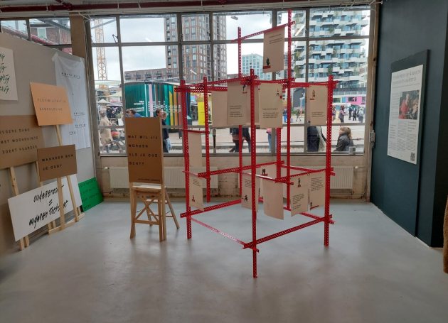 Stellage tentoonstelling op Dutch Design Week