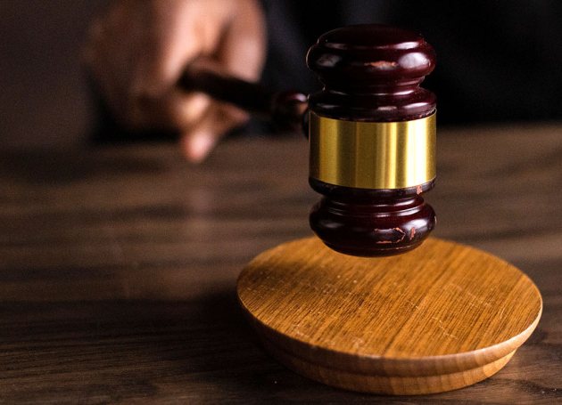 Stockfoto voorzittershamer