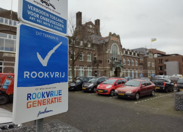 Rookvrije zorg bord voor zorgorganisatie Ijselheem
