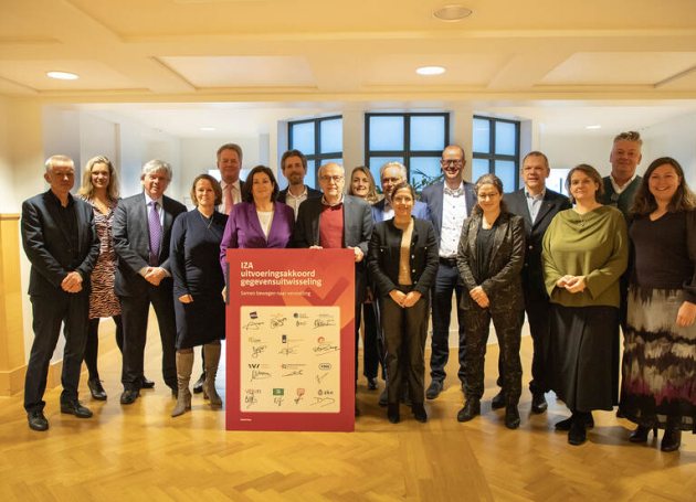 ondertekening iza gegevensuitwisseling