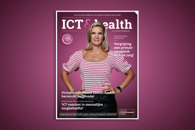 Anneke Westerlaken op cover ICT & Health. Bron: ICT & Health