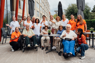Groepsfoto Florence met vakantiekrachten